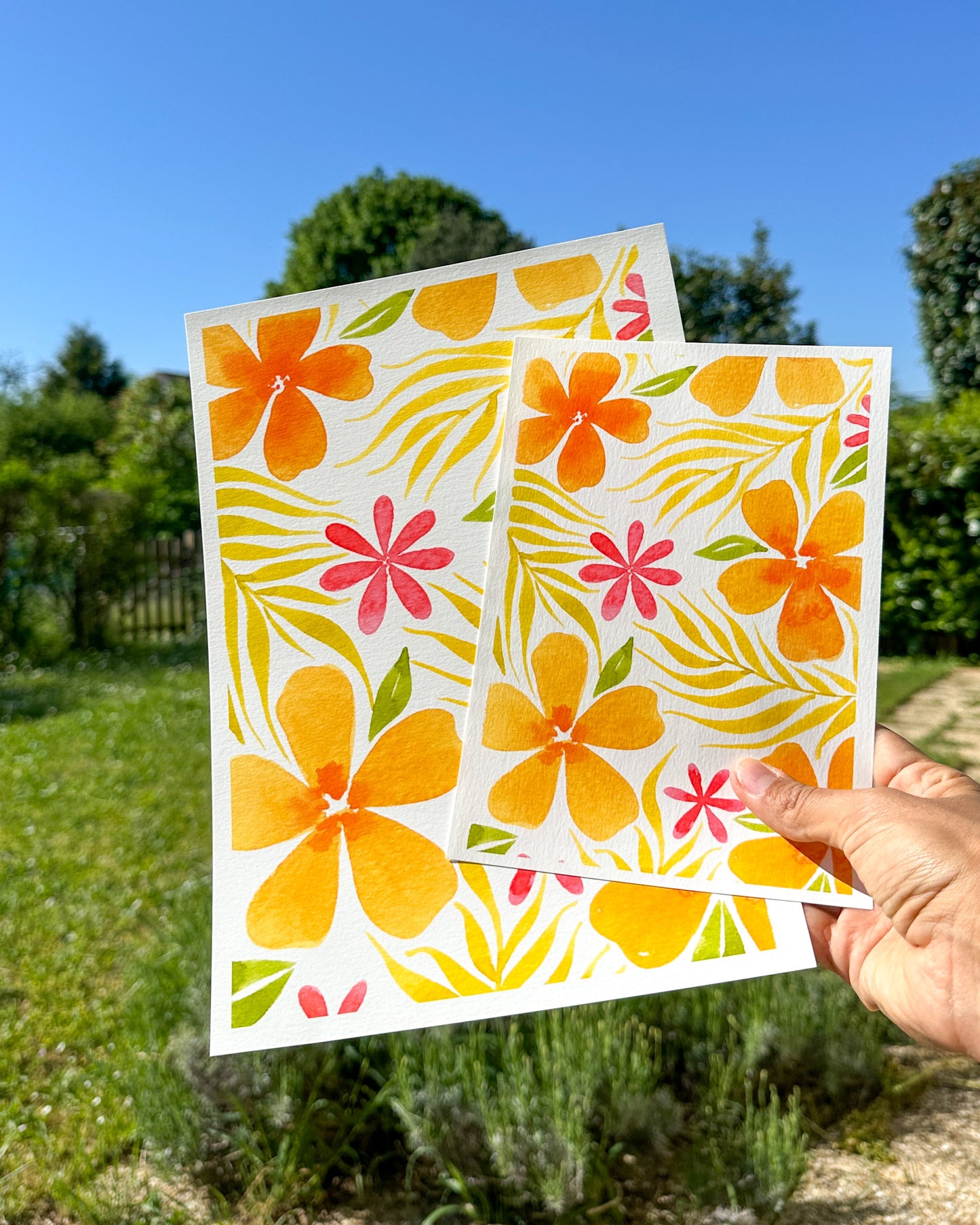 Fleurs Oranges