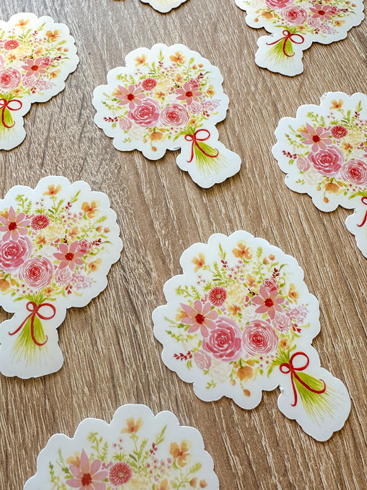 Sticker bouquet champêtre