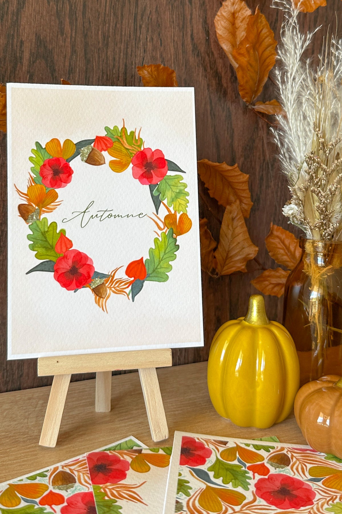 Carte Couronne d'Automne
