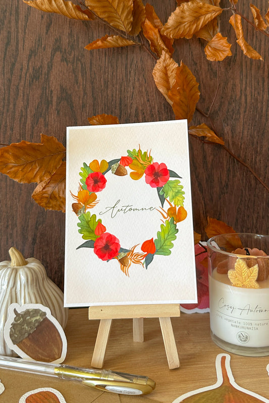 Carte Couronne d'Automne