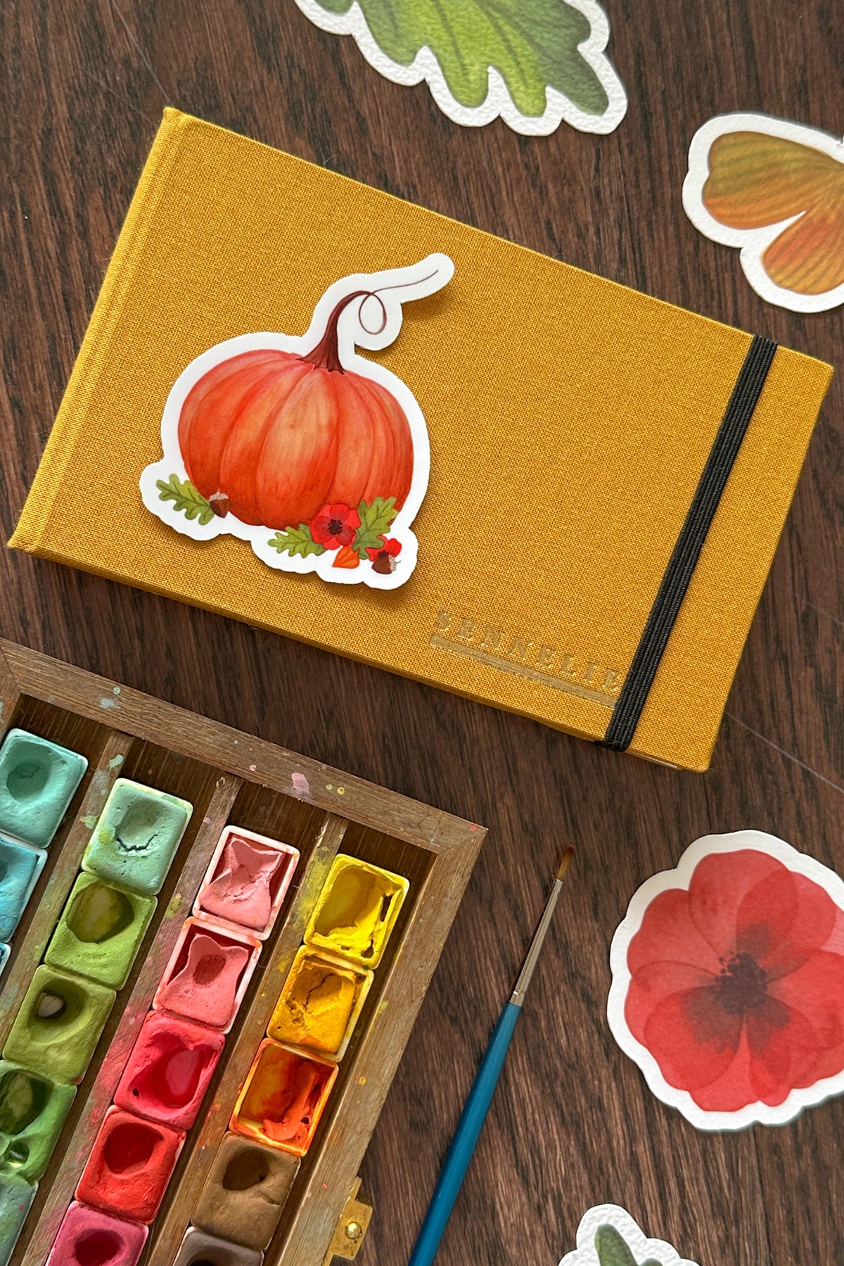 Sticker Douce citrouille