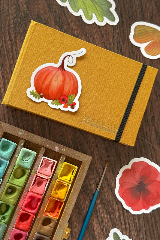 Sticker Douce citrouille