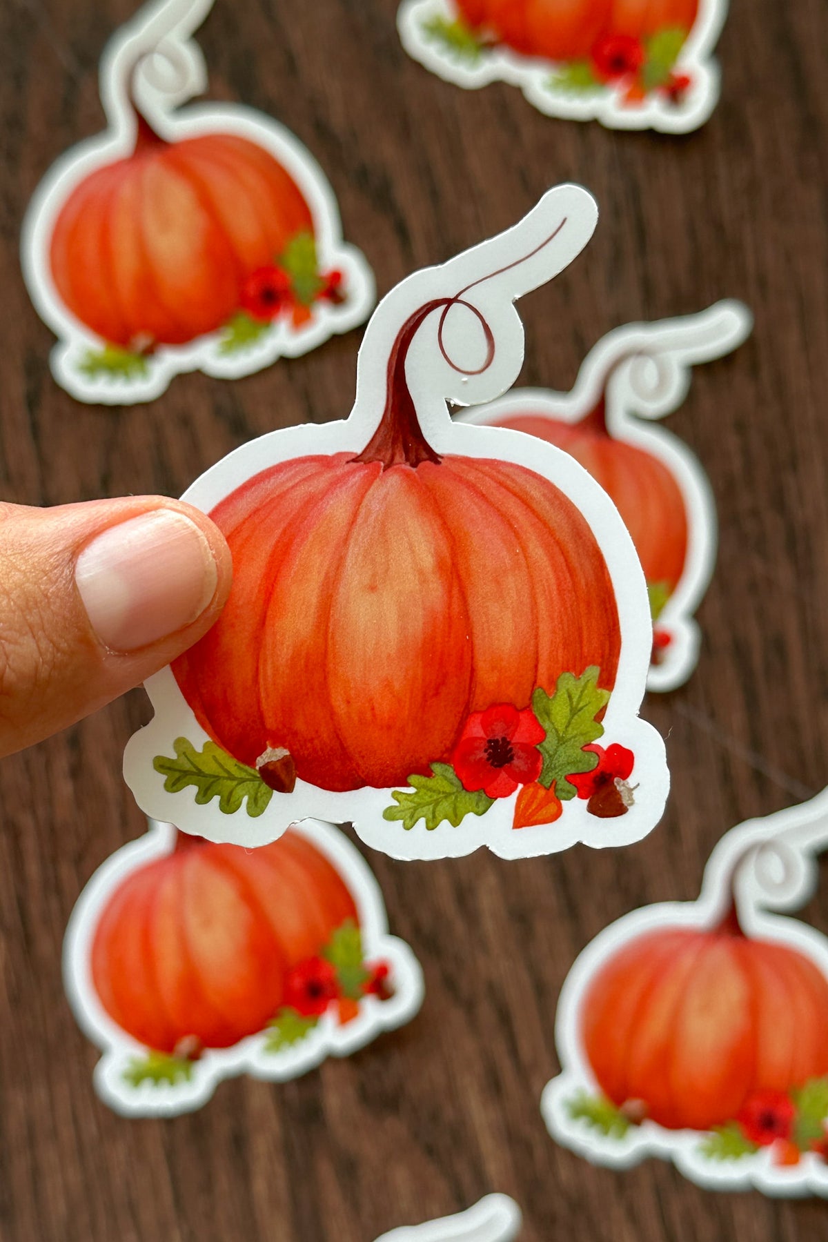 Sticker Douce citrouille