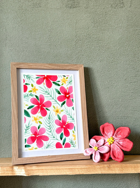 Fleurs fushia