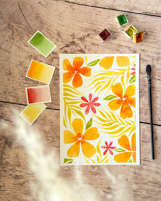 Fleurs Oranges