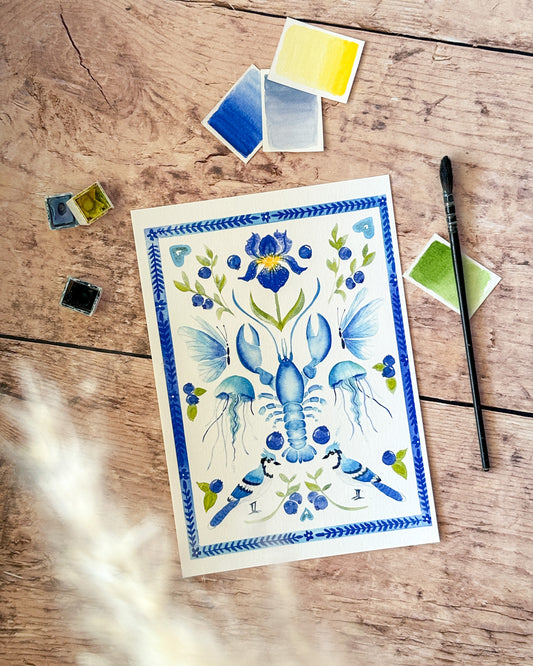 Le homard bleu