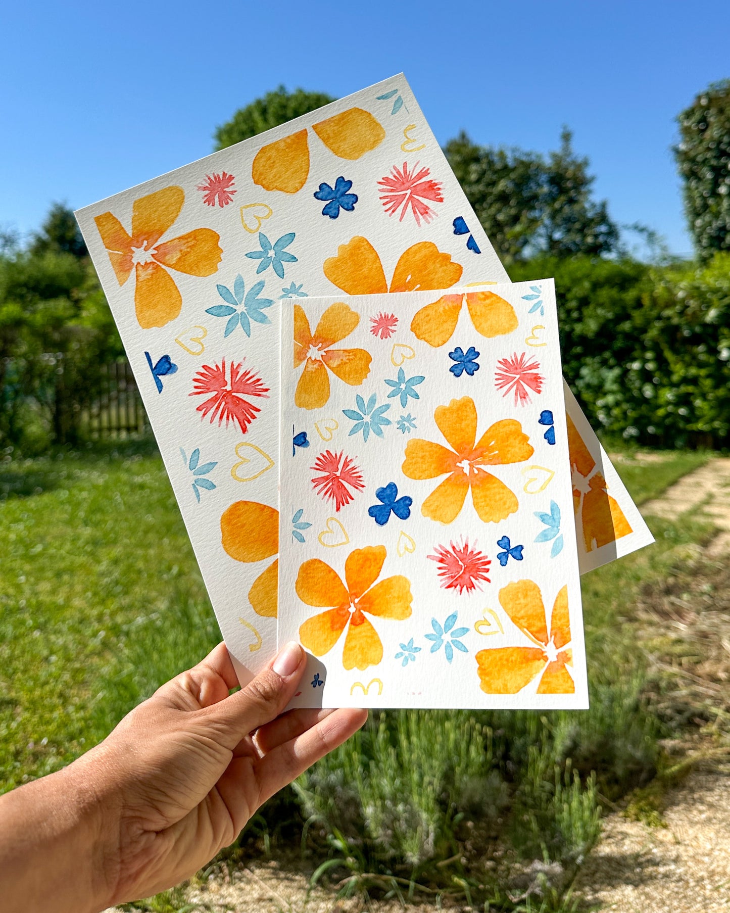 Fleurs ambres