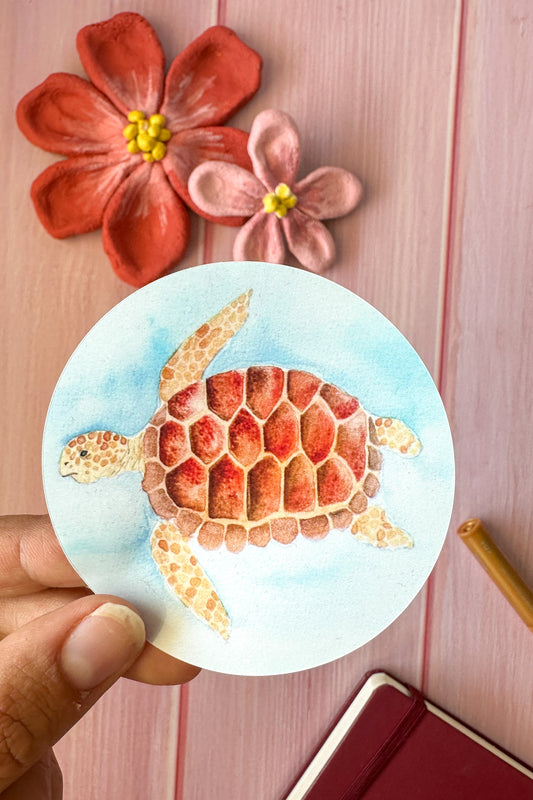 Sticker vinyle Tortue
