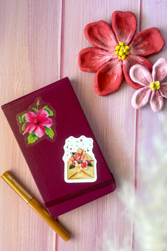 Sticker vinyle Lettre d'amour