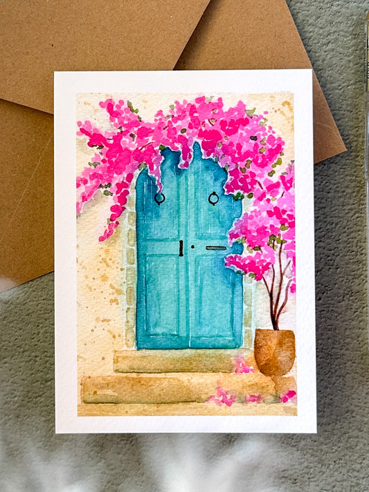 La porte bleue