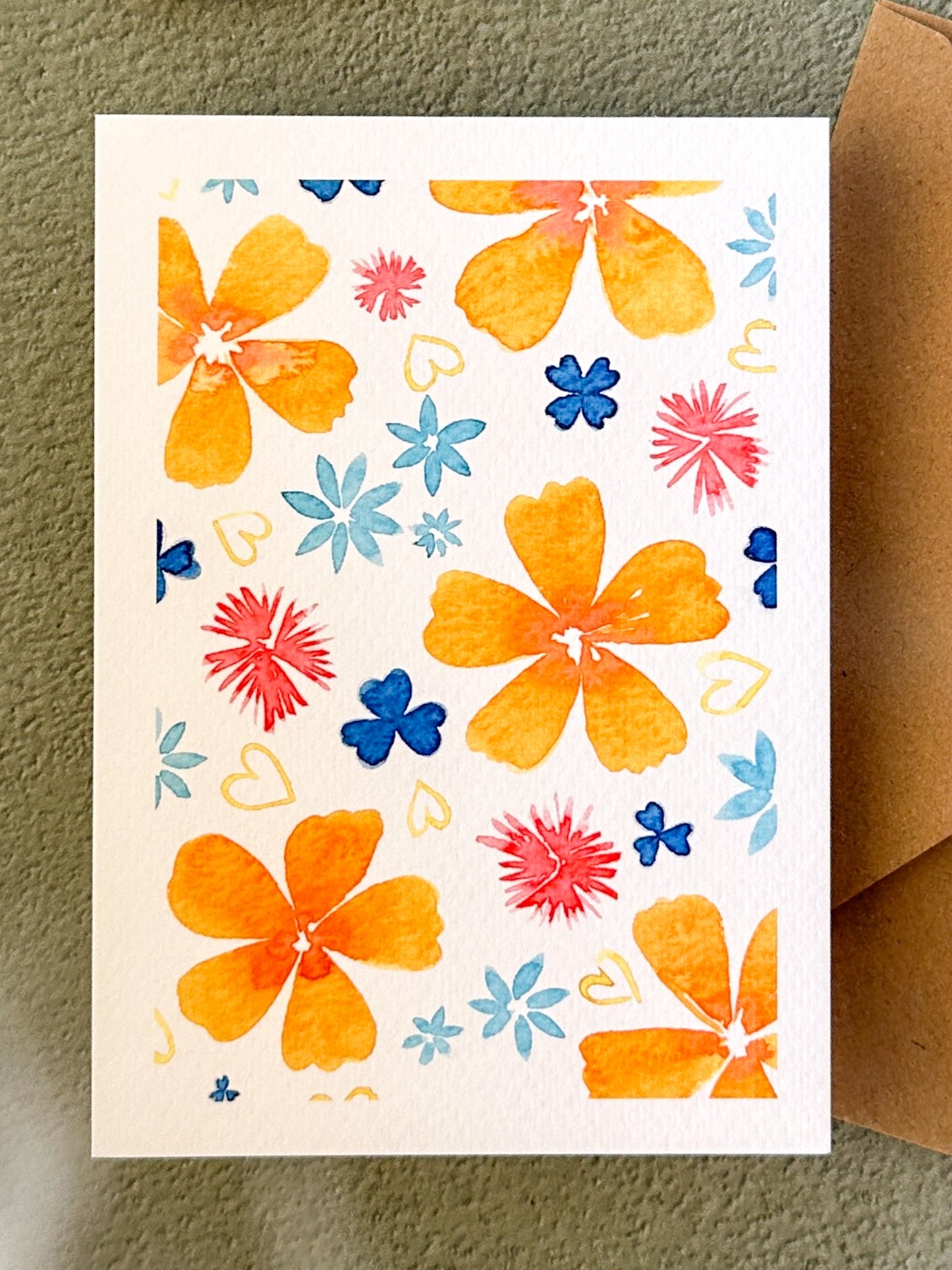 Fleurs ambre