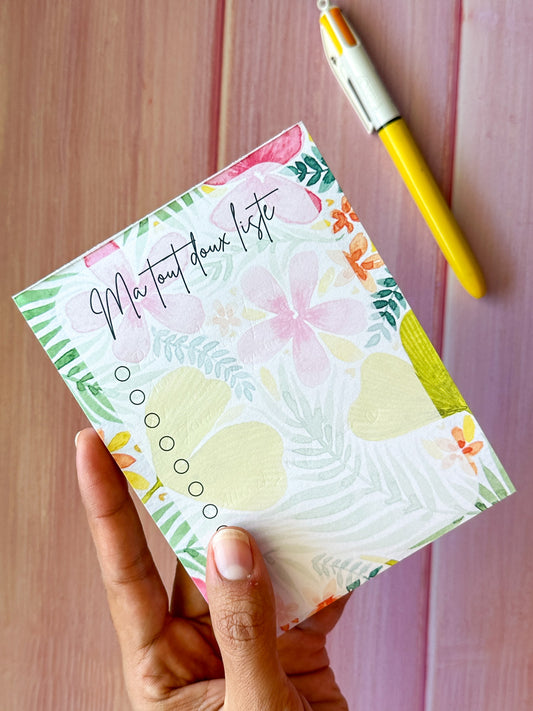 Bloc-notes "Tout doux liste"