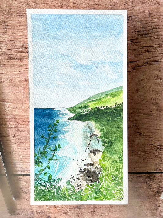 Aquarelle Originale : Grande Anse