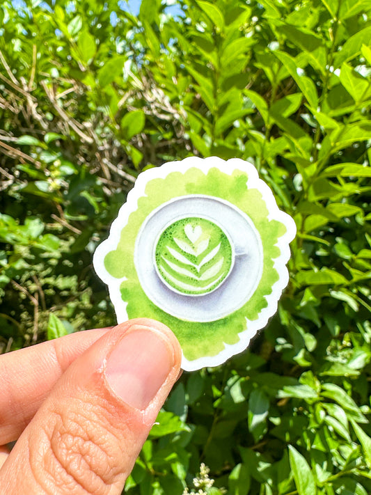 Sticker vinyle Matcha