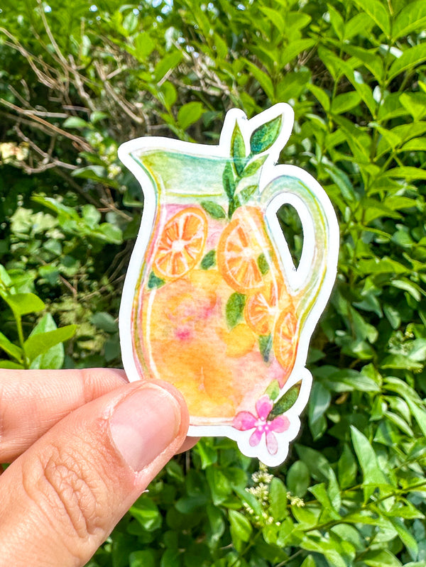 Sticker pichet de citronnade
