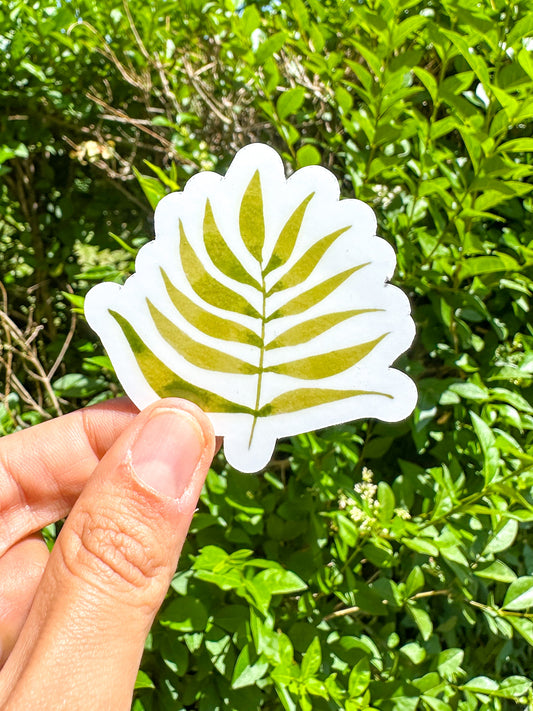 Sticker grand feuillage