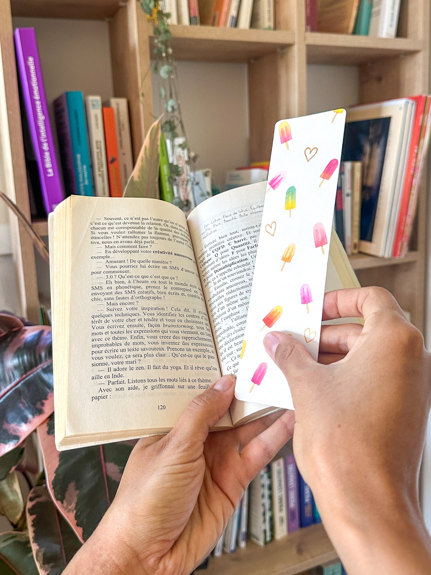 Marque-pages original : petites glaces
