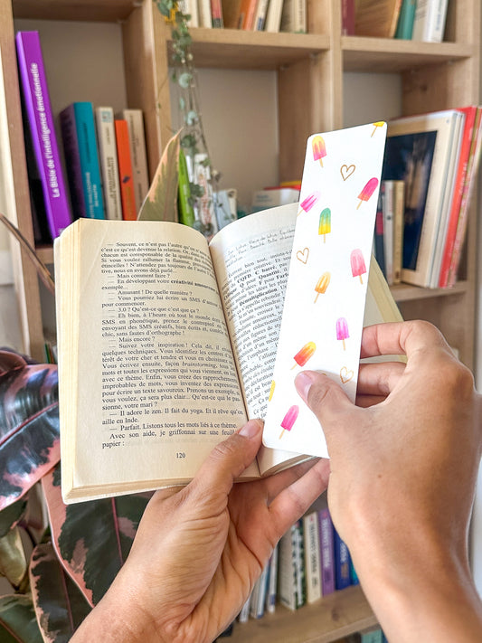 Marque-pages original : petites glaces