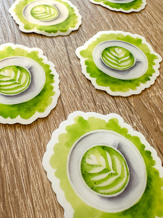 Sticker vinyle Matcha