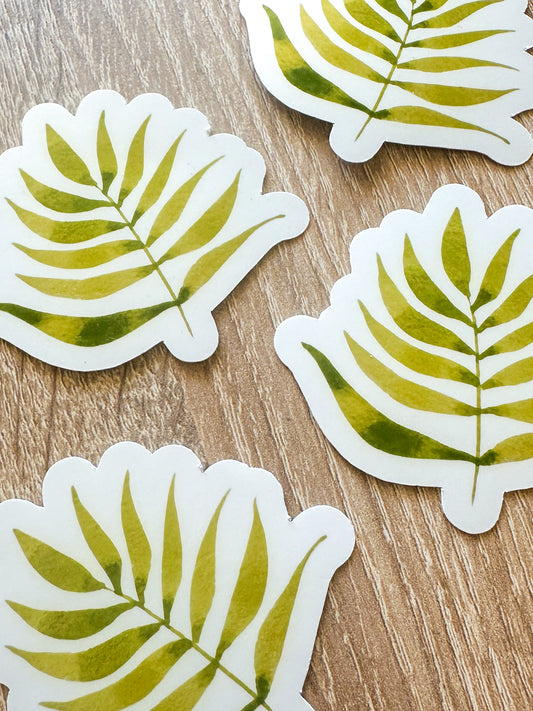 Sticker grand feuillage