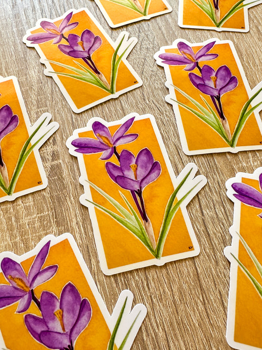Sticker crocus